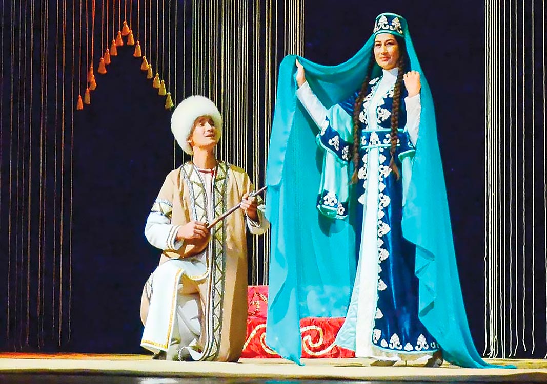 A performance based on the Turkmen folk tale 